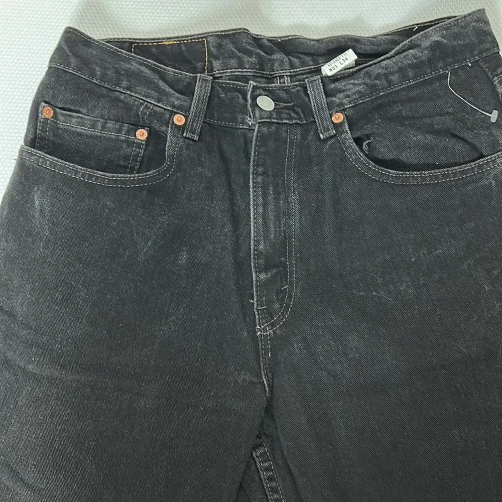Vintage Levi’s 550 Relaxed Fit W33 L34 Black Jeans Red Tag Denim Pants